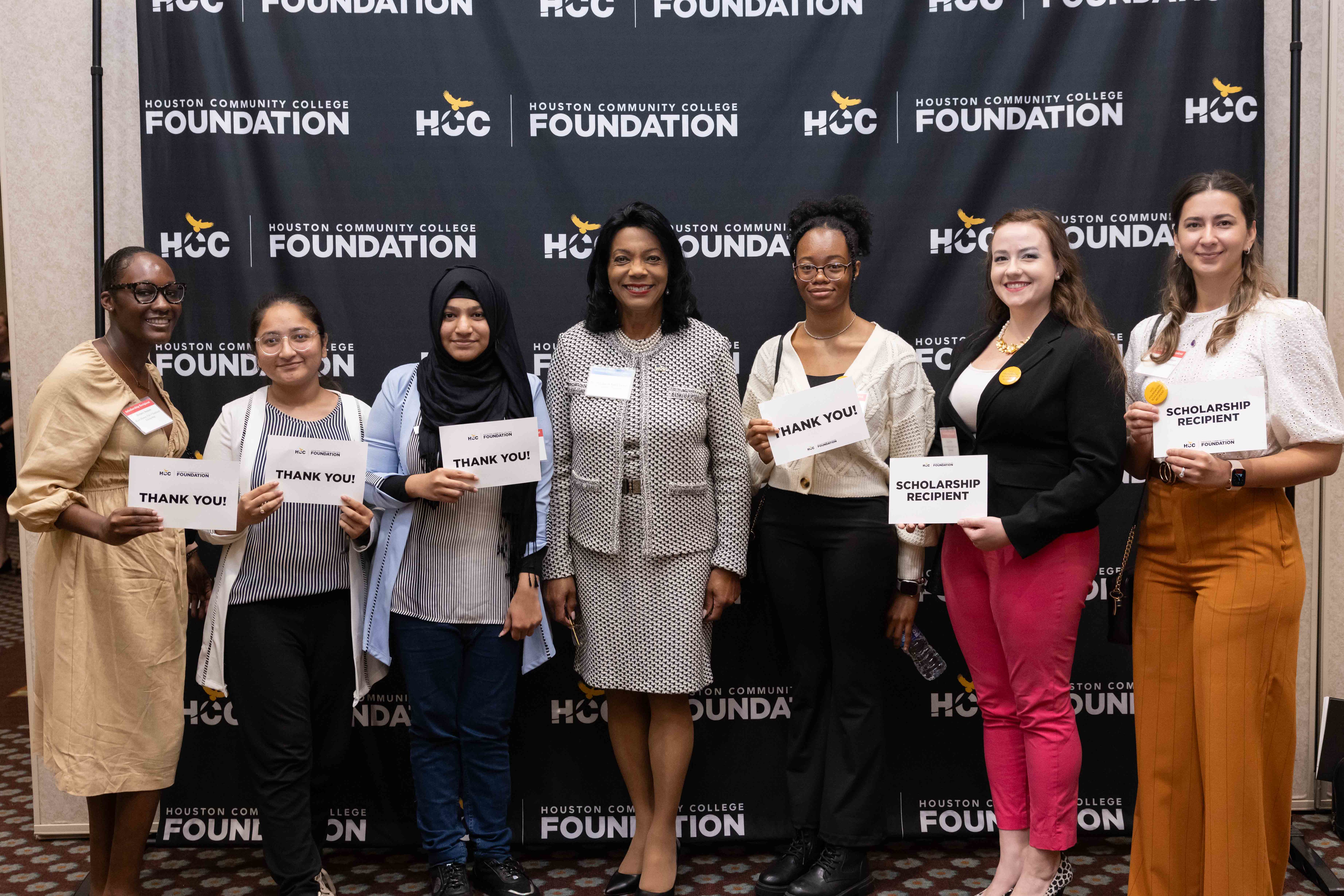 Dr. Ford Fisher with Scholarship Students