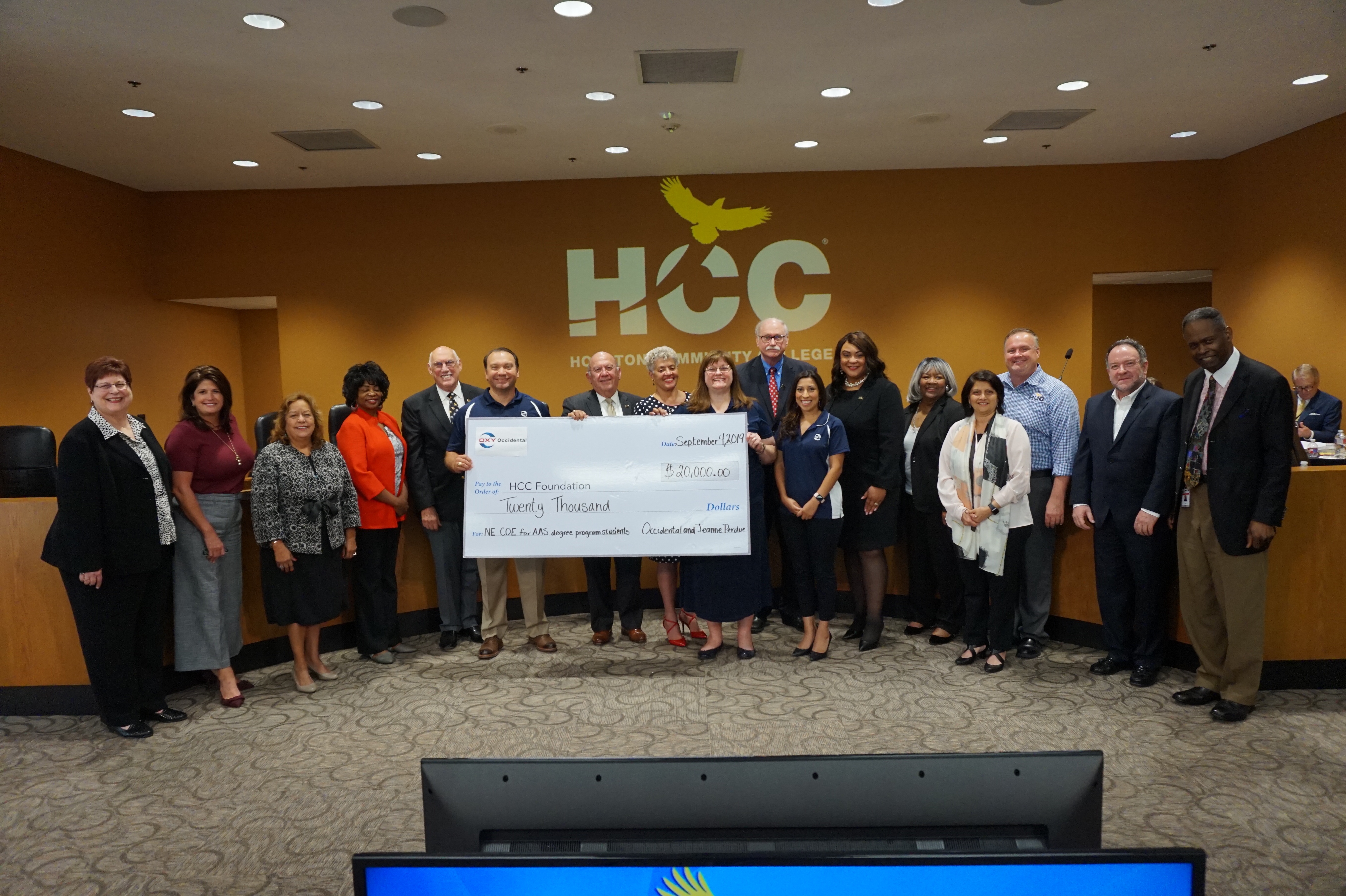 Occidental Check Presentation