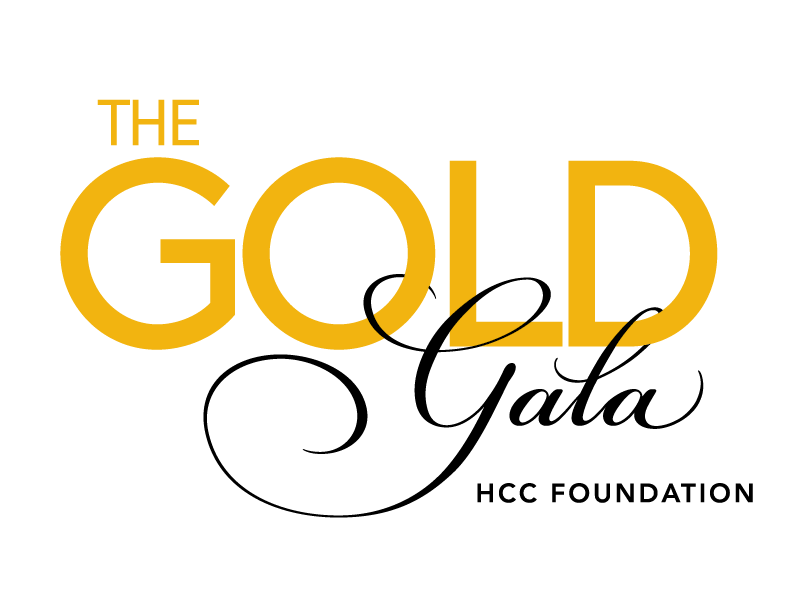 The gold gala logo